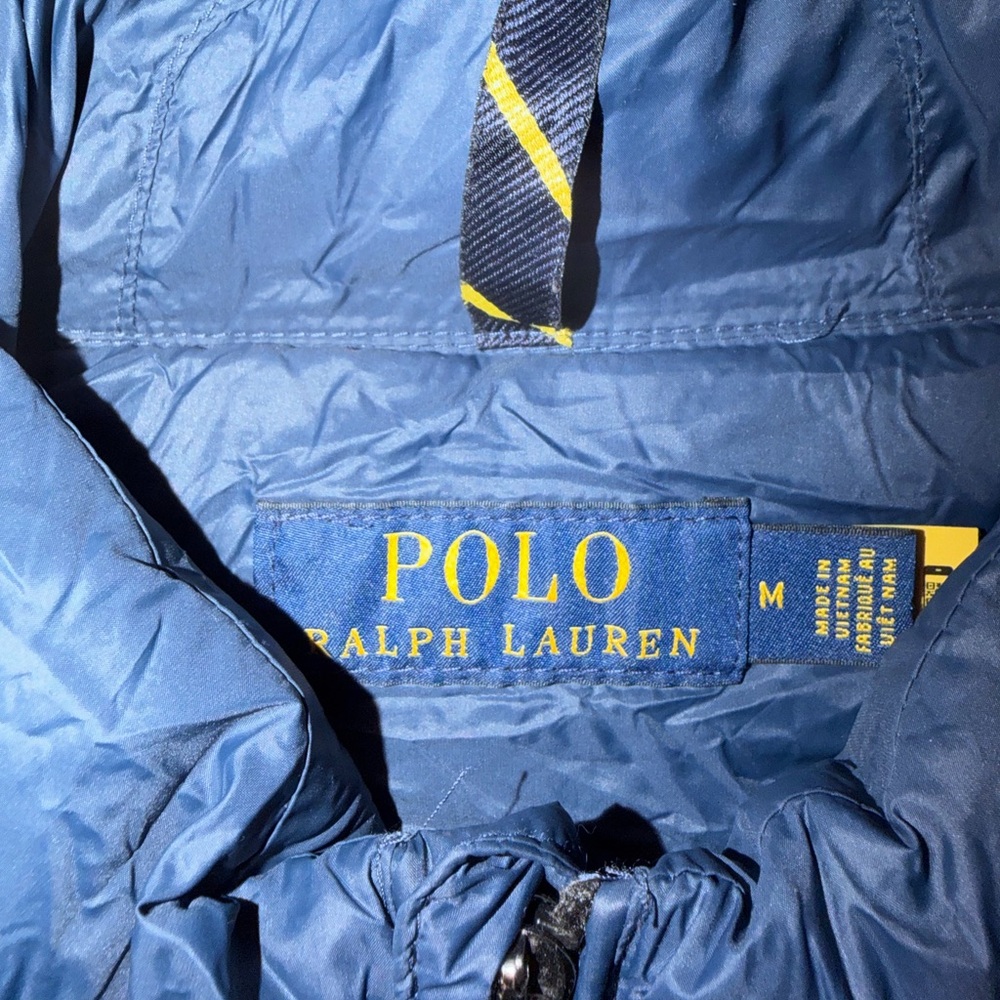 Ralph Lauren Polo Navy Puffer Vest. Size: MEDIUM - Picture 7 of 7